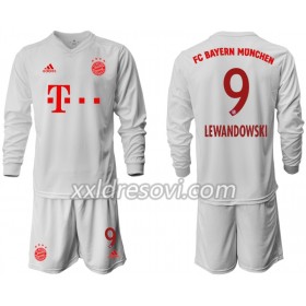 FC Bayern München Robert Lewandowski 9 Drugi Dječji Komplet Dresovi za Nogomet 2020-2021 Dugim Rukavima (+ kratke hlače)